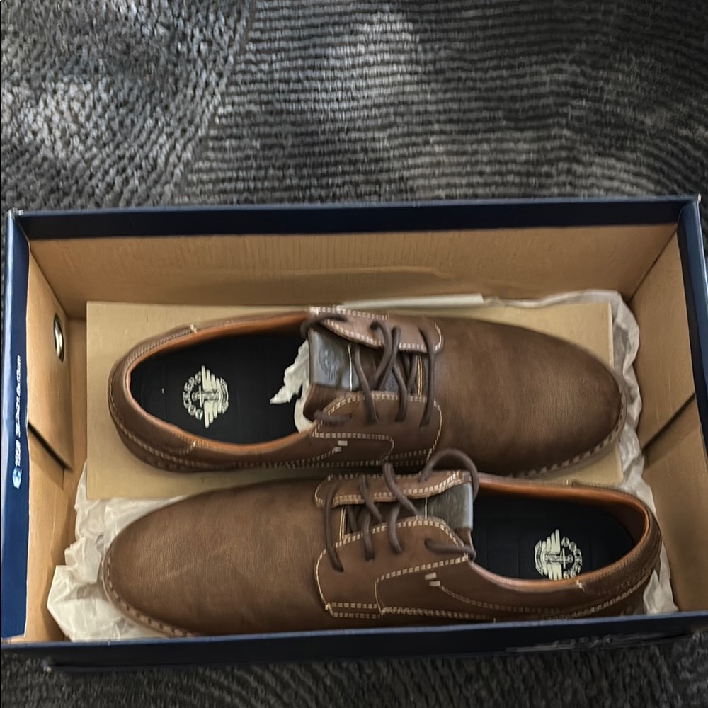 Dockers Men's Brown Leather Shoes